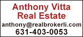 Anthony Vitta Real Estate Sponsorship Banner